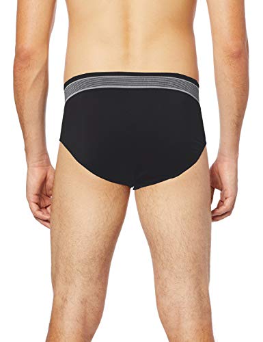 Mash Cueca Slip Microfibra sem Costura, Masculino, Preto, M