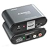 Avantree HAX06 – HDMI ARC Audio Extractor with Passthrough for TV, Soundbar & Headphones Simultaneous Use, CEC Volume Control, Optical & RCA Outputs
