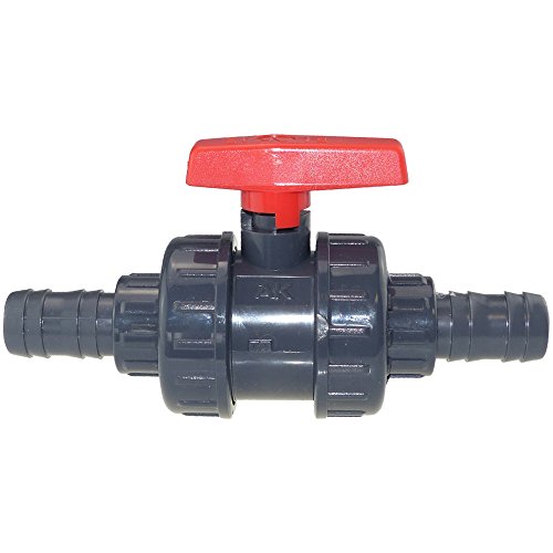 Preisvergleich Produktbild AK PVC Kugelhahn 2 Wege Schlauchtülle 32 mm