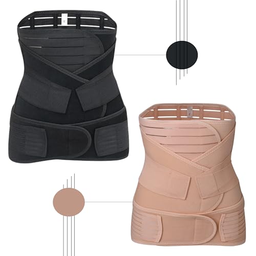 Image of Upyogaa 3-in-1 Postpartum Belly Band Full length - Abdominal Belt for Post-Pregnancy Recovery 1 Year Warranty (3XL)