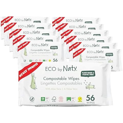 Eco by Naty Aloe Vera Baby Wipes, 672 Count Cover