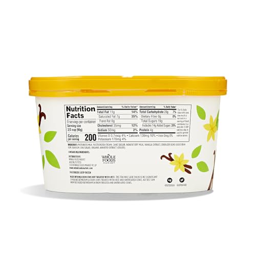 365 By Whole Foods Market 0099482478049 Ice Cream Vanilla, 1.5 Quart thumb #1