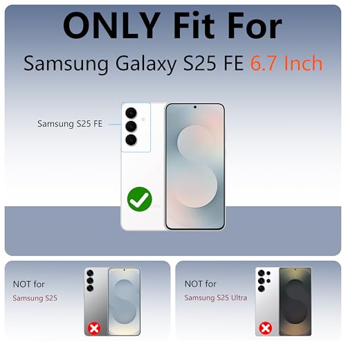 Coque Samsung Galaxy S25 FE aimantée robuste avec béquille métal bleu