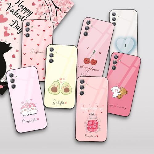 Image of COLORflow Back Cover Compatible with Samsung Galaxy A34 5G | Vibe Valentine Love Customized | Shockproof TPU Bumper with Camera Protection Back Cover Compatible with Samsung Galaxy A34 5G