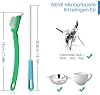 Cepillo limpiador de procesador, compatible con Thermomix, verde, material ABS, incluye mango, adecuado para cocinas domésticas y restaurantes 6