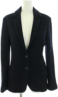 チルコロ1901 CIRCOLO1901 テーラードジャケット シングル 2B ノーベント ウール 42 M 紺 ネイビー YT レディース