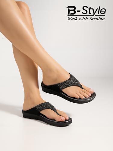 Image of B-Style Branded casual sandals for women trendy casual footwear for womens Soft Premium wedge heels women stylish lightweight womens wedges daily fashion