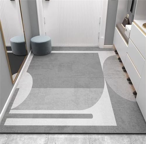 Tapis moderne salon minimaliste gris : la solution textile anti-taches - 2
