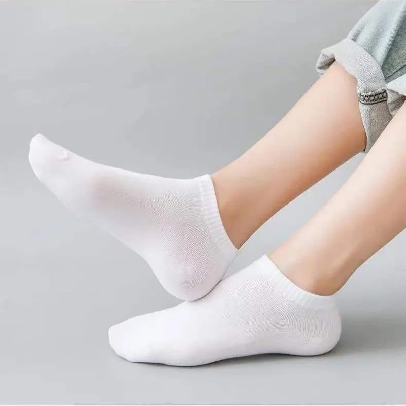 5Pairs Men's Low Cut Socks Breathable Boat Sox Sports Non-slip Ankle Boat Male Invisible Short Sock3