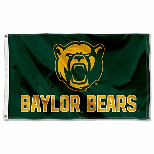 College Flags & Banners Co. Baylor Bears New Bear Head Flag
