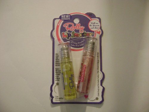 2 LIP SMACKERS ROLLY # 608 COOKIE DOUGH PINK VANILLA FROSTING
