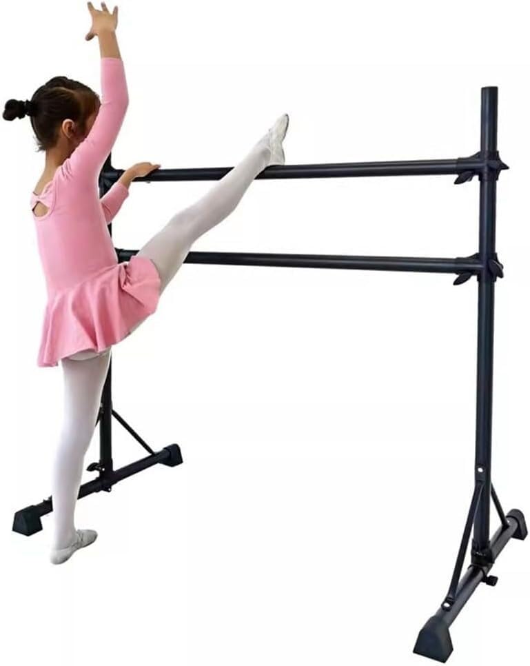 Poteaux de ballet portables à hauteur réglable pour étirements et danse