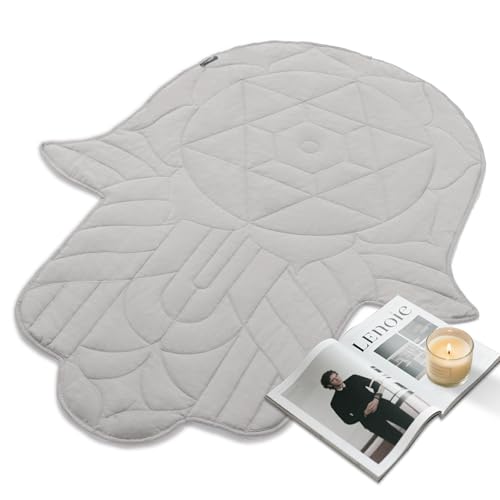 ZonLi Weight Lap Blanket 7 lbs 43" x 52", Soft Cotton Small Weighted Blanket for Adults, Portable Weighted Blanket for Sleeping, Travel, All-Season Relax Blanket, Machine Washable,Light Gray ZonLi Weight Lap Blanket 7 lbs 43" x 52", Soft Cotton Small Weighted Blanket for Adults, Portable Weighted Blanket for Sleeping, Travel, All-Season Relax Blanket, Machine Washable,Light Gray