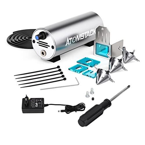 Atomstack Air Assist 10-30 L Min De Flujo De Aire Ajustable, Accesorio Para Máquina De Corte Láser Para Grabado Y Corte Para Lograr El Mejor Efecto Atomstack Air Assist 10-30 L Min De Flujo De Aire Ajustable, Accesorio Para Máquina De Corte Láser Para Grabado Y Corte Para Lograr El Mejor Efecto