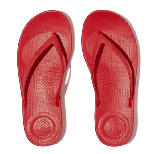 Image of FitFlop Iqushion Flowerz Ergonomic Flip-Flops