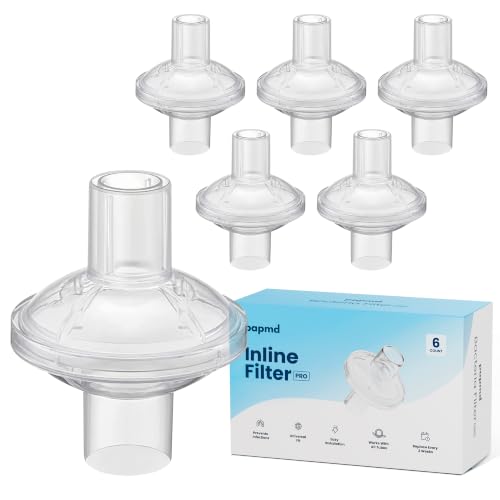 Image of PAPMD CPAP Filters PRO, High-Efficiency, 6-Pack, 3-Month Supply | High-efficiency filtration captures fine particles & odors for cleaner air. Fits standard CPAP & BiPAP machines. 6-pack.