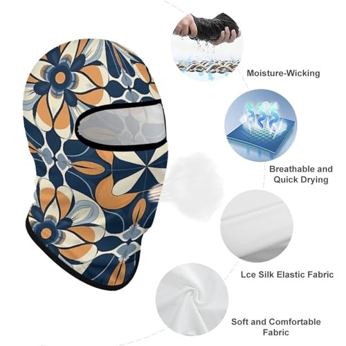Balaclava para hombre y mujer, máscara para esquí y ciclismo, cubreboca completo para cara, diseño distintivo miniatura 3