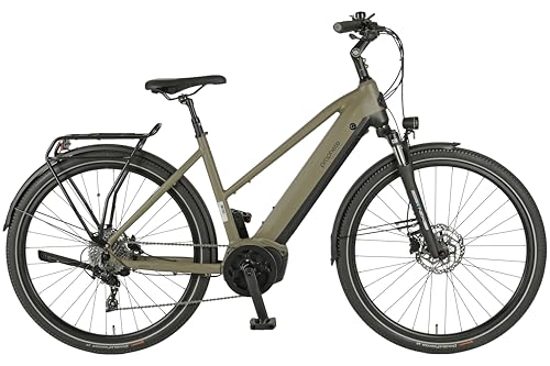 Prophete Entdecker 4.0 Trekking E-Bike 28 Zoll - 600 Wh - Integrierter Akku - Mittelmotor - 10-Gang Kettenschaltung - HDY. Scheibenbremse - Rahmenhöhe 50 cm