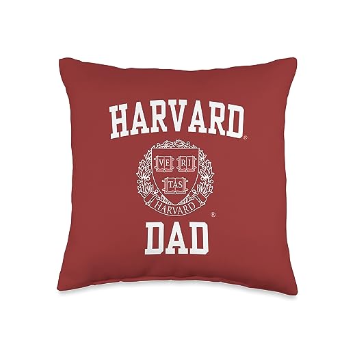 Harvard University Crimson | Official NCAA Dad | OCIMPHVU001 Throw Pillow