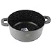KARL HAUSMANN Topf Antihaftbeschichtet mit Deckel - 6.5L - Ø 28 cm - Rund Aluguss Kochtopf beschichtet Für alle Herdarten auch Induktion - Grau Suppentopf - Non Stick Cooking Pot - Bratentopf
