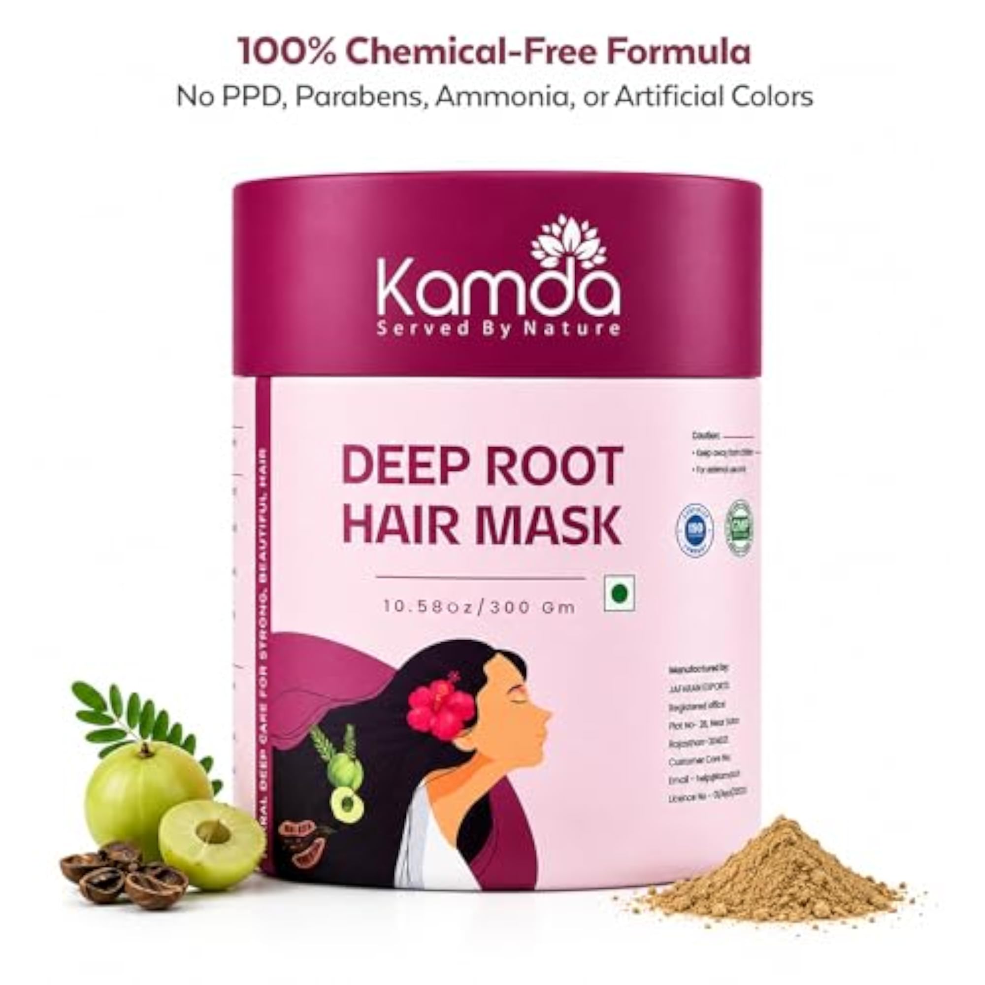 Deep Root Hair Mask Powder, 300g