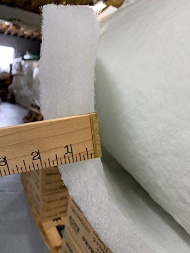 Galaxy Supply Inc. Bonded Dacron Upholstery Polyester Batting, 1-1/4