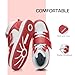 DREAM PAIRS Boys Girls High Top Sneaker LilLegends Skyhigh Basketball Shoes,Size 4 Big Kid,Red,Freestyle-K
