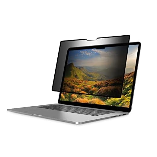 MOSISO Antidéflage Confidentialité Anti-éblouissement Filtre d'écran Compatible avec MacBook Pro 16 Pouces 2021 M1 Pro/M1 Max A2485, Rayure Preuve Protecteur d'écran Filtre de confidentialité