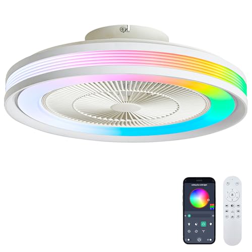 DIAMONDFORGE Smart Ceiling Fans with RGB...