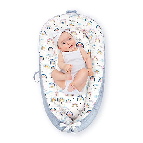 Baby Nest Lounger Cot Bed for Newborns 0-18 Months
