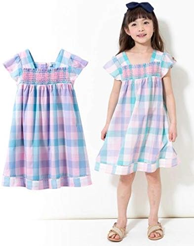 Amazon Co Jp Nissen ニッセン ワンピース ドレス 半袖 五分袖 ワンピース 綿100 シャーリングワンピース 女の子 子供服 ジュニア服 ピンク 100 ファッション