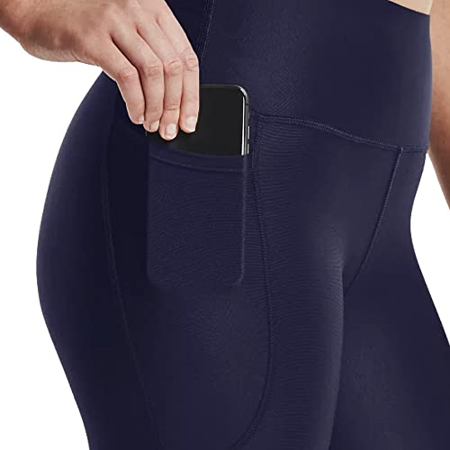 Image of Under Armour Womens HeatGear Armour High Waisted Pocketed No-Slip Leggings