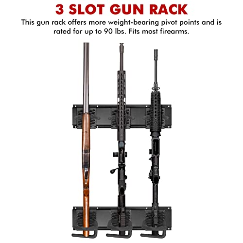 Indoor Gun Racks for Wall ROBUST Adjustable Gun Rack Wall Mount