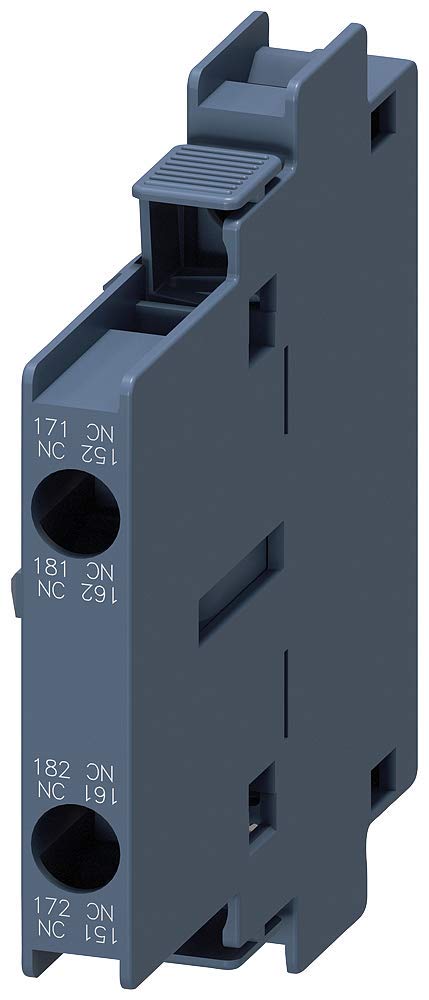 Bloc contact auxiliaire 2 NC Siemens Sirius 3R S0 S3 anti panne