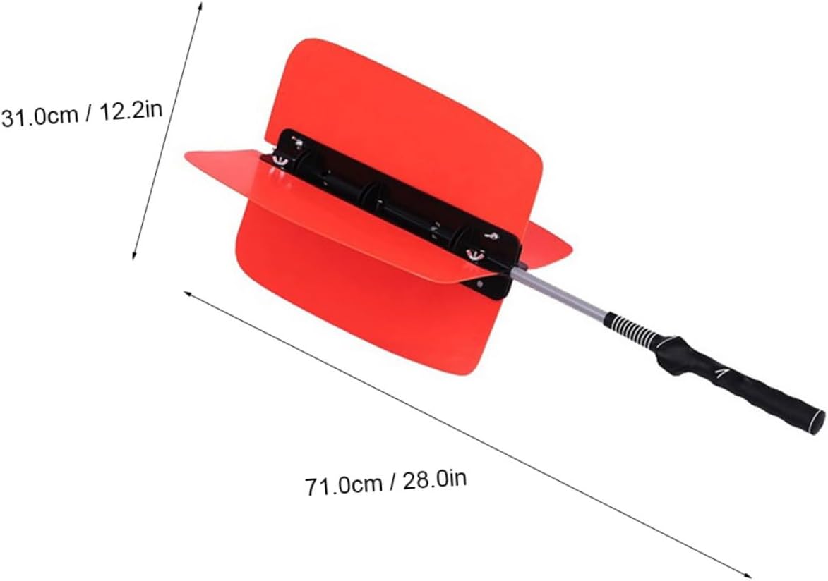Golf Swing Trainer Fan Swing Practice Equipment for Muscle Memory Training Random Color