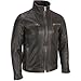 Chaqueta de Superior Leather Garments, con remaches de color negro, cuero vacuno...
