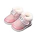 DEBAIJIA Shoes, Plate-Forme Mixte bébé, D Tissu en Coton Rose, 17/18 EU