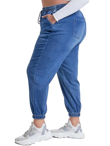 YMI Women's Plus Essential Skinny Jeans2