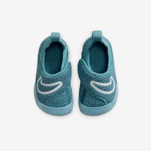 Nike Swoosh 1 Baby/Toddler Shoes (FB3244-403, Denim Turquoise/Smokey Blue/Cerulean/White)4