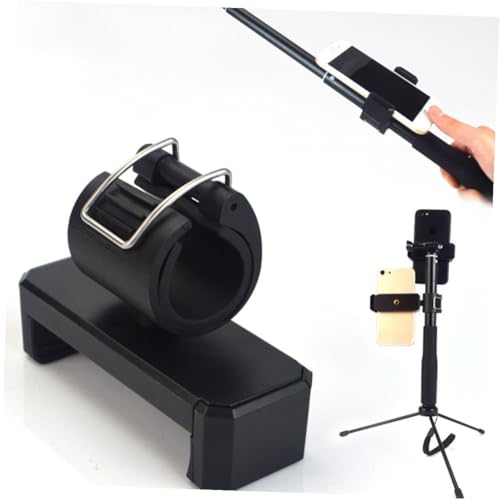 Soporte para teléfono DIYEAH negro y compacto, pack de 3 trípodes de plástico resistente 3