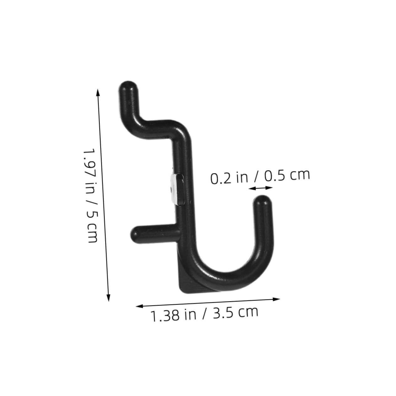MAGICLULU J Hooks for Wall 100pcs Heavy Duty Pegboard Hooks Easy Install Garage Organization Tool Room Accessories
