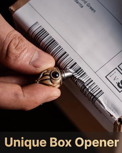 COPPERTIST.WU Cuttlefish Box Opener Pendant Necklace Cute Box Cutter Dangle Charm Squid Jewelry Gift for Men Women (Chain not included)2