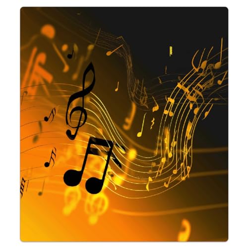 Cubierta magnética para lavavajillas reutilizable con estampado de partitura musical de 53x66cm