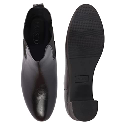 Image of FAUSTO Women Flared Heel Boots