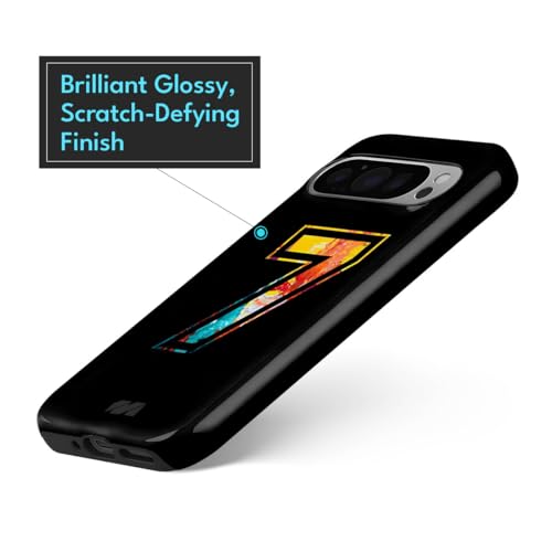 Image of MILLION CASES Graphic Flare Crystal Case for Google Pixel 8a, Google Pixel 8a Back Cover Case(2024) - PC | Midnight Black