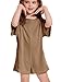 CharmWM Girls Summer Casual Romper Short Sleeve Oversized Jumpsuit Kids Shorts Teens Fashion Cothes Khaki