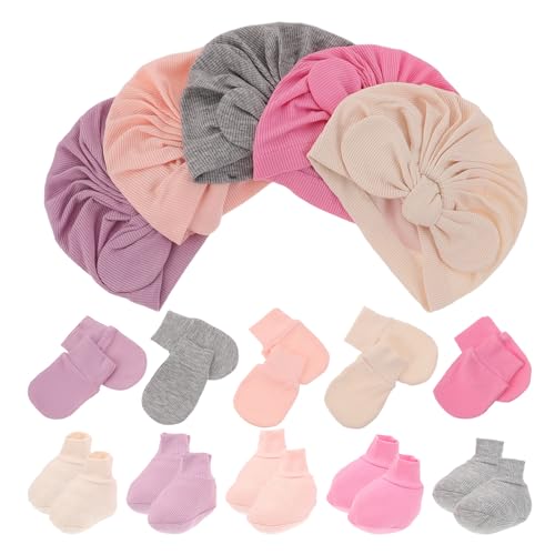 Conjunto para recién nacidos Vaguelly antiarañazos para un cuidado delicado en invierno
