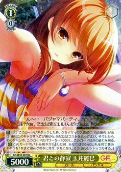 君との静寂　玉井麗巳　SP PSA10 Amazon.co.jp: ヴァイスシュヴァルツ 君との静寂 玉井麗巳 ダブルレア