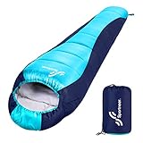 saco de dormir momia silverton 250 Diseño espacioso: El hecho de que tenga que pasar la noche al aire libre no significa que deba dormir incómodo. A diferencia de los sacos tradicionales de 205 x 70 cm, el saco de dormir Sportneer presenta un tamaño de 220 x 80 cm, en el que tanto un adulto como un adolescente pueden estirarse libremente.