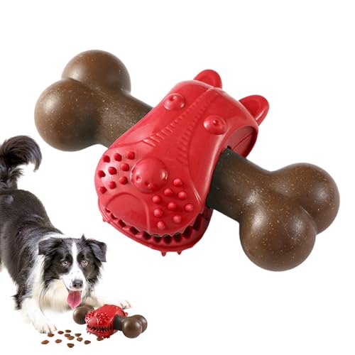 Nhujevkom Juguetes para Morder | Juguete con Diseño De Hueso - Canino para Masticación Dentición Estimulación Mental Aburrimiento,Diversión